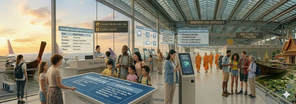 Thailand Entry Card vs Tourist Visa